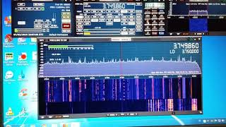 IZ5RWK  Yaesu Ft1000 Mp collegato ad RSP1A [upl. by Hteb]