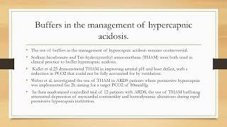 MANAGEMENT OF HYPERCAPNIA [upl. by Whang634]