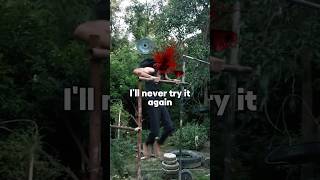 MuscleUp Fail 6 kg Weight Almost Knocked Me Out homeworkout [upl. by Curcio123]