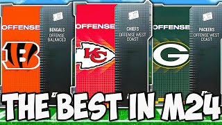 The BEST Offensive Playbooks In Madden 24 [upl. by Leinehtan852]