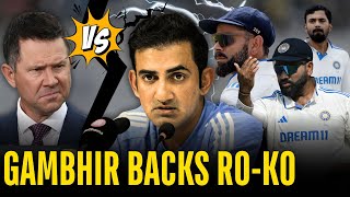 Gambhir backs RoKo KL slams Ponting 🏏 RR’s Bold IPL2025 Strategy  AakashVani [upl. by Rekrap]