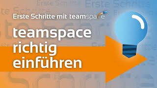 teamspace richtig im Unternehmen einführen [upl. by Laynad]