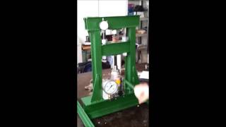 Simple universal testing machine hydraulic press [upl. by Nevram]