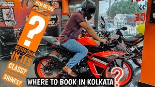 KTM RC125 Review First in Kolkata  Price  Specs  Exhaust Note  Showroom Details 🏍🏍 [upl. by Nbi]