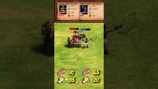 Greek Noble Cavalry Athenians vs Elite Urumi Swordsman AoE2 Shorts [upl. by Nawoj]