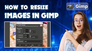 How to resize images in gimp 2024 Guideline [upl. by Yadsendew]