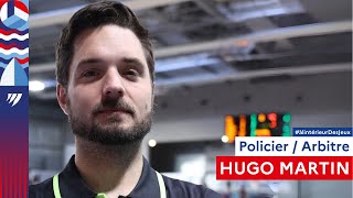 Hugo policier et arbitre en table basket  àlinterieurDesJeux [upl. by Ayikin]