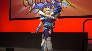 MCM Manchester Comic Con 2017  DOTA 2 Crystal Maiden cosplay [upl. by Mikes]