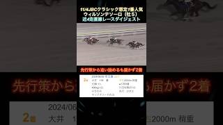 【ウィルソンテソーロ】114JBCクラシック想定1番人気‼️近4走直線レースダイジェスト shorts ウィルソンテソーロ JBCクラシック [upl. by Nissa]