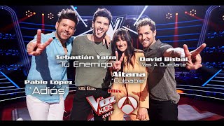 Mix La Voz Kids 2022  Aitana David Bisbal Pablo López y Sebastián Yatra Antena 3 [upl. by Bronny]