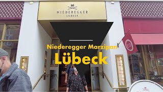 Niederregger Marzipan Lübeck Shop  2021 Germany [upl. by Anehta482]