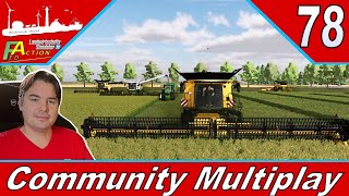 LS22 NFMarsch FedAction Community Multiplayer 78 Alle Drescher Vermehrungsgras farmingsimulator22 [upl. by Haelak22]