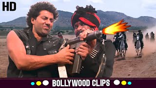 खूंखार डाकूओं से सनी देओल ने बचाई दुल्हन की जान 🔥 Vishwatma HD  Sunny Deol Best Fight Scenes [upl. by Qerat]