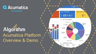 Acumatica Platform Overview and Demo [upl. by Siroval982]