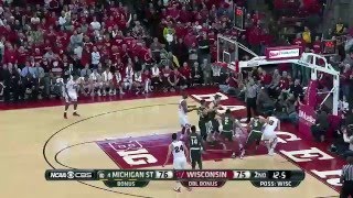 Ethan Happ Wins it For Wisconsin [upl. by Sutsugua]