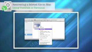 OSX Restoring deleted files  QUICK amp FREE [upl. by Leone]