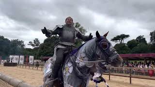 live war of the roses medieval jousting show at Warwick castle [upl. by Laehcar]