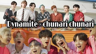 Dynamite x Chunari Chunari Mashup BTS BTS  FMV [upl. by Bonne924]