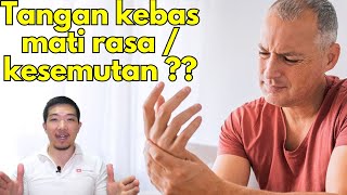 Tangan kebas  mati rasa  kesemutan  Sembuhin sendiri sekarang [upl. by Elsworth]