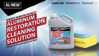 Use ALNEW Aluminum Restoration Solution To Clean amp Restore Your Cast Iron Chair amp Patio Furniture [upl. by Riesman860]