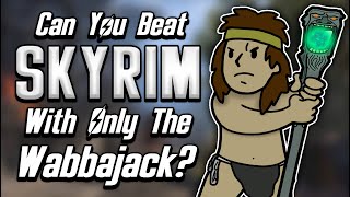 Can You Beat Skyrim With Only The Wabbajack [upl. by Eiuqnom557]