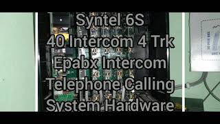 Syntel Neos 6s Epabx 40 Intercom Telephone Calling System Machine Hardware Board Repair Om Amritsar [upl. by Levenson191]