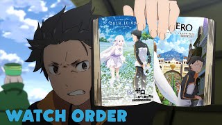 How to Watch Re Zero in Order [upl. by Lisa348]