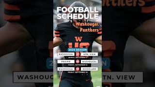 2024 Washougal Panthers football schedule subject to change prepsports highshcoolfootball [upl. by Naryb385]