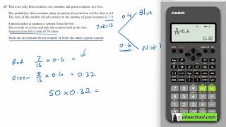 Edexcel GCSE Maths Past Papers November 2022 Paper 3 Higher Q19 [upl. by Hctim826]