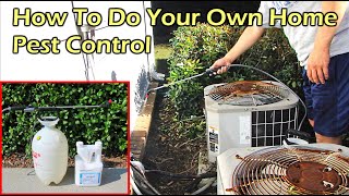 How To Do Your Own Home Pest Bug Control  Talstar P Insecticide [upl. by Saucy]