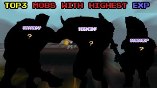 gobattleio ┃ Top 3 mobs with highest EXP [upl. by Nan]