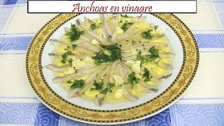 Anchoas en vinagre  Receta de Cocina en Familia [upl. by Eveineg165]