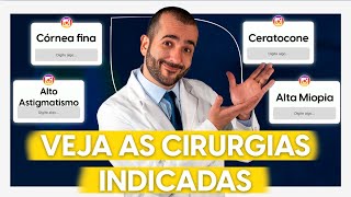 Cirurgia para correção de alta miopia e astigmatismo implante de lentes fácicas  Dr Gustavo [upl. by Llerot481]