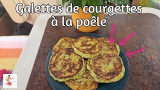 Galettes de courgettes cuites à la poêle [upl. by Stephenie]