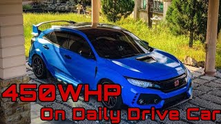 Honda Civic Type R FK8 450whp！！ [upl. by Calla]