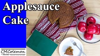 Homemade Applesauce Cake Recipe [upl. by Oirramed]