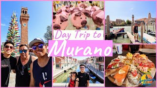 DAY TRIP TO MURANO ISLAND FROM VENICE  Italy Travel Guide [upl. by Amsirhc]