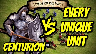 CENTURION AoE DE vs EVERY UNIQUE UNIT  AoE II Definitive Edition [upl. by Lehcsreh]