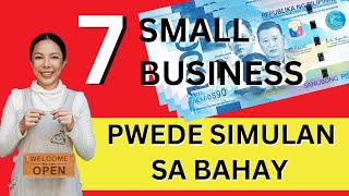 Small Business Ideas at Home Philippines  7 Negosyo Ideas at Home Philippines  Patok na Negosyo [upl. by Ellan801]