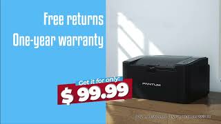 Pantum® P2500W Wireless Monochrome Laser Printer [upl. by France]