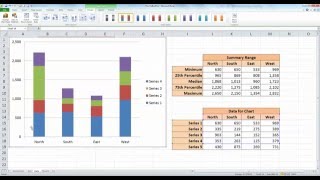 How To Draw a Simple Box Plot in Excel 2010 [upl. by Ennaylil]