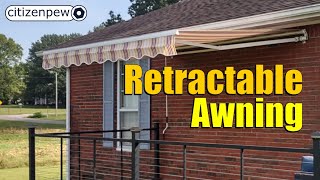 Review of my DIY installation of a Retractable Awning [upl. by Kerekes]