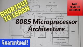 Easiest Trick to learn 8085 architecture  8085 microprocessor  8085 architecture  Shortcut [upl. by Bessy]