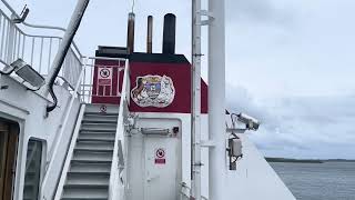 Shetland Islands Inter Island Ferry Ulsta to Toft [upl. by Redyr]