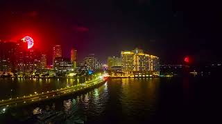 4th of July Fireworks over Brickell Key amp Key Biscayne  2024 [upl. by Swisher]