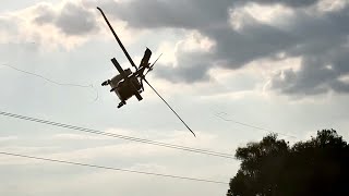 Black Hawk Helicopter Hits Power Lines [upl. by Neetsirk720]