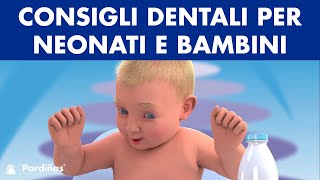 Come spazzolare i DENTI DA NEONATO e altre cure odontoiatriche per bambini © [upl. by Normak450]