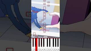 Poppy Playtime Heart with fingers  Fancy Refill fash  Octave Piano Tutorial [upl. by Nalid]