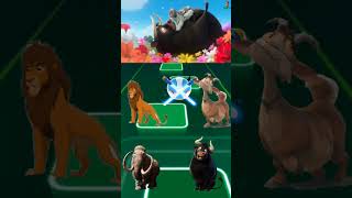 Lion King Simba Vs Ferdinand Vs Funny goat Vs Funny mammoth 🦣 coffindance funnyanimal ytshorts [upl. by Ahsilek]