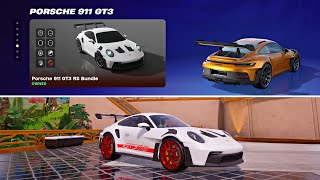 Fortnite Porsche 911 GT3 RS Bundle  Full Showcase  Gameplay [upl. by Lemaj177]